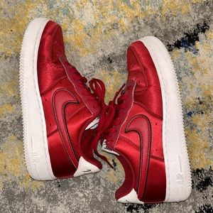 Nike NSW AF1 - Metallic Red - Women’s size 8